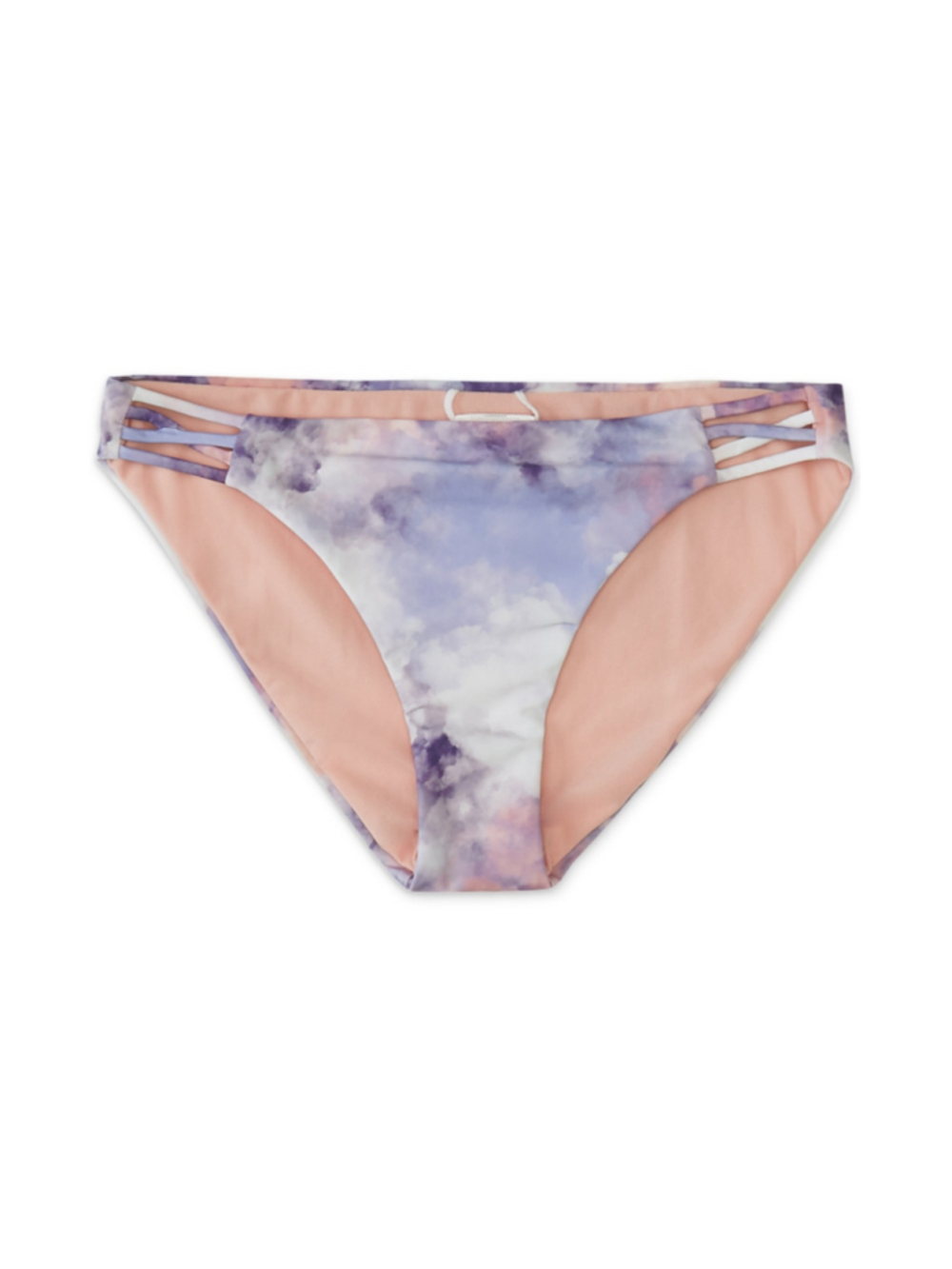Roxy Size Small Could Tie-Dyed Pink & Purple Bikini Bottoms NWT